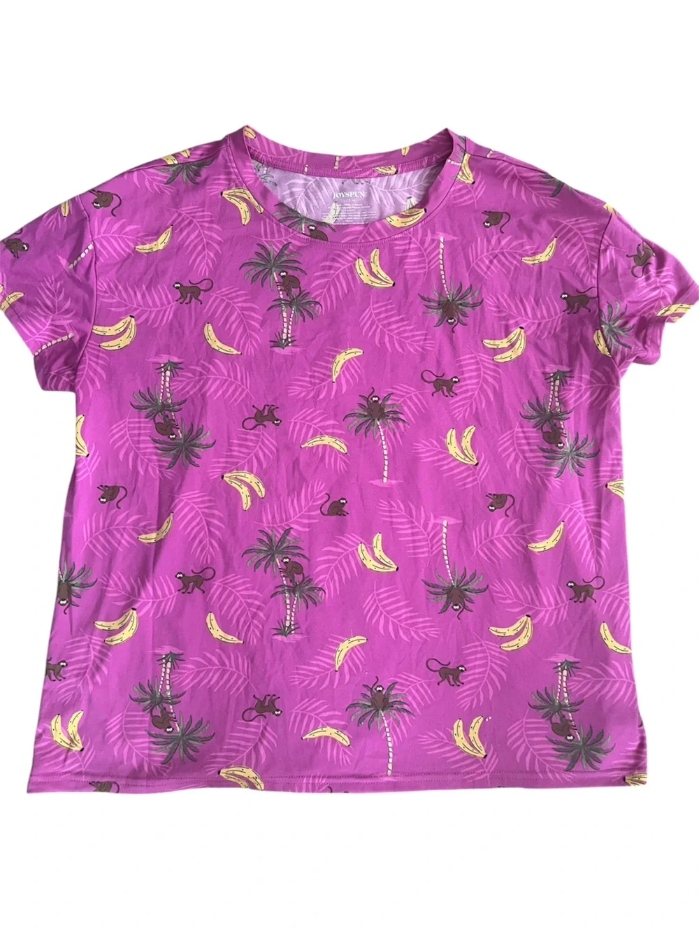 Women Hot pink Monkey Pajamas